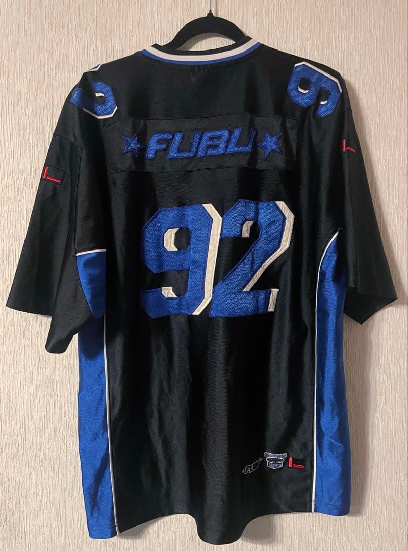 ビンテージ 00s FUBU メンズL ユニフォーム　フットボールシャツ　フブ