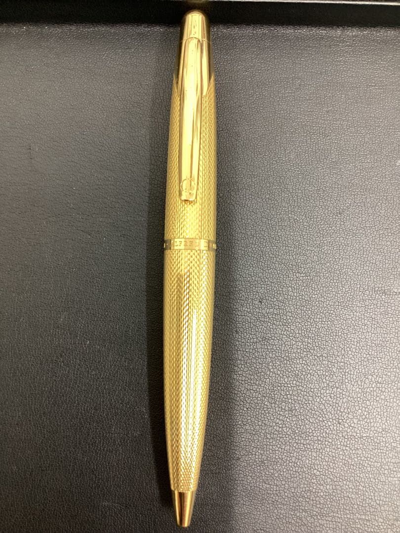 A.DUNHILL ゴールドプレートバーレイボールペン
