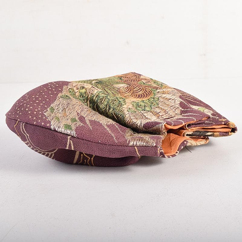 和装小物　江戸時代　小釉裂　龍花文　香袋　匂い袋　C　R8814