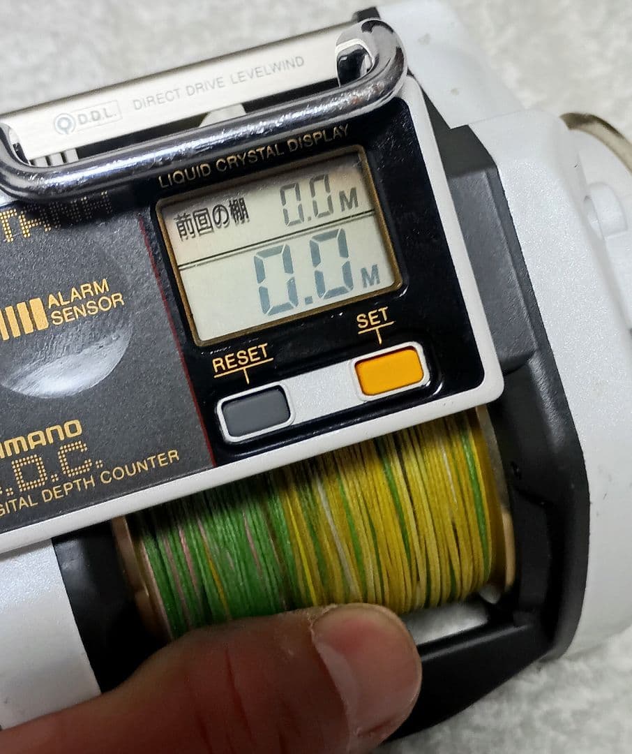 シマノ89デジタナレバードラグGT5000!デジタルカウンター付船釣り両軸リール