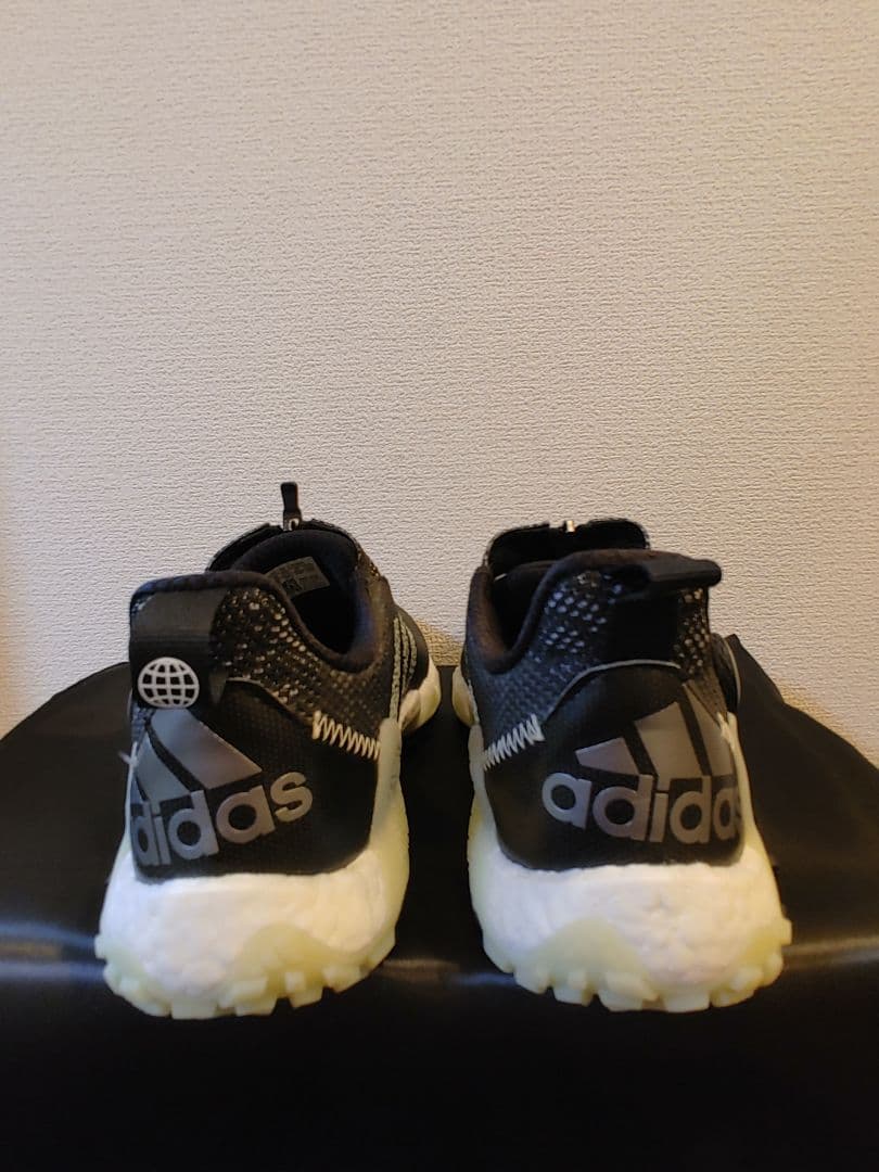 adidas　ゴルフ　24.0センチ ゴルフシューズ スパイク　ブラック