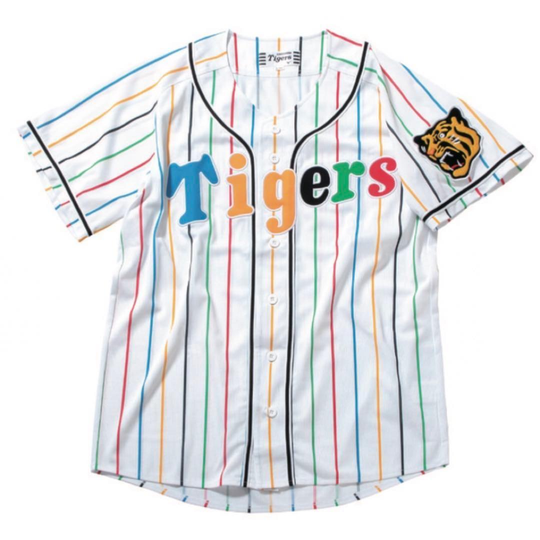 【限定品】阪神タイガース デザインジャージ カラフルタテジマ ユニフォーム S
