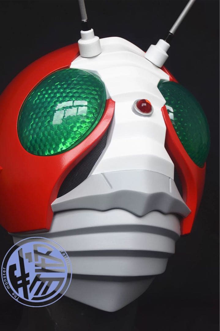 【美品】【未使用】マスク　アトラク　コスプレ　仮面ライダー 1/1プロップ