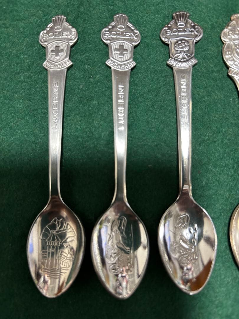 ロレックス　ROLEX スプーンセット 8本 ルツェルン　嘆きのライオンほか