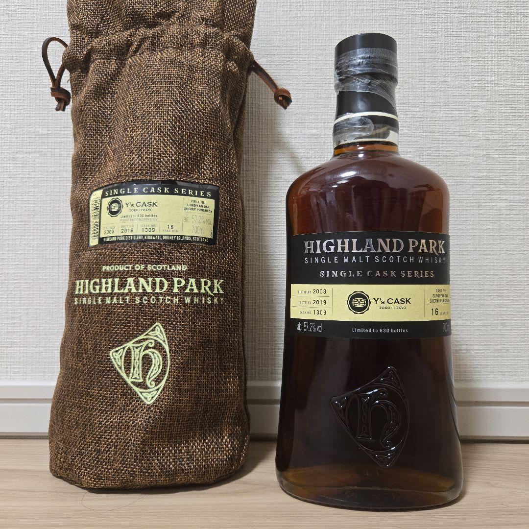 ハイランドパーク2003 1stfill ユーロピアンオーク16年Y'sカスク