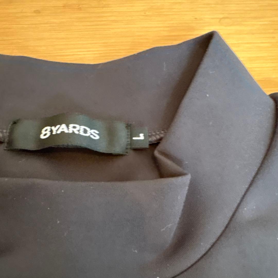 美品　ハチヤーズ　レディース　ダンボールニット　モックネック　トップス