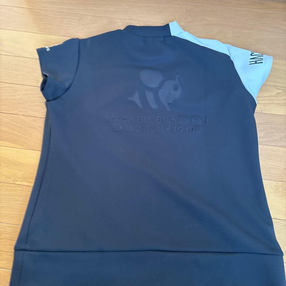 美品　ハチヤーズ　レディース　ダンボールニット　モックネック　トップス