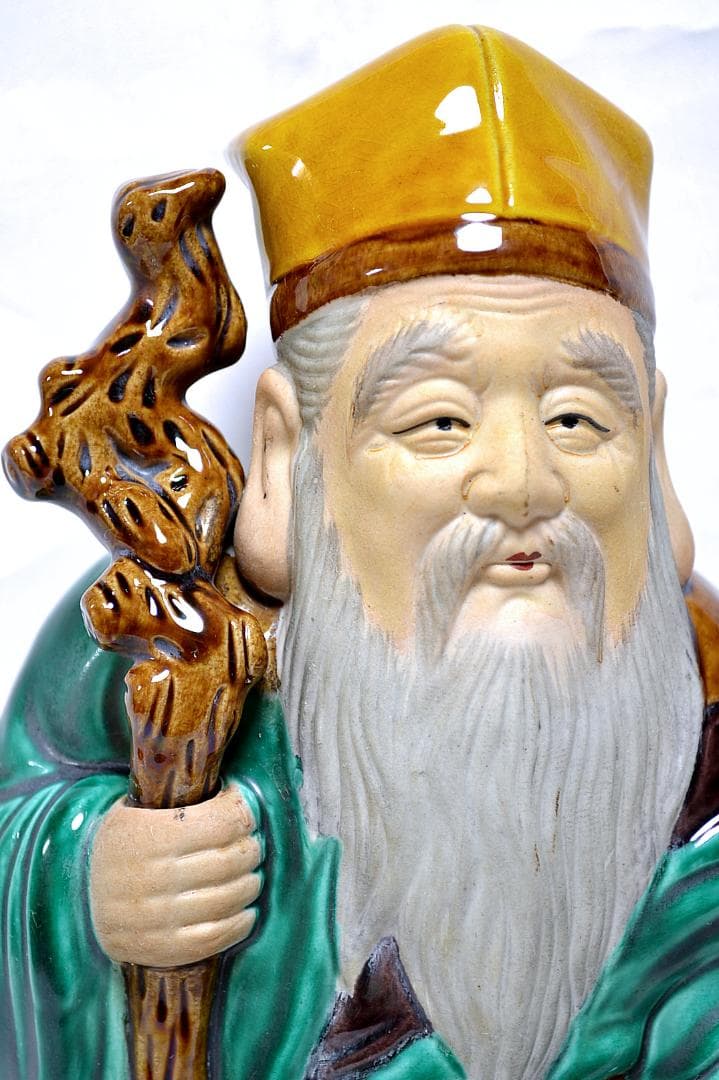 九谷焼寿老人像 置物