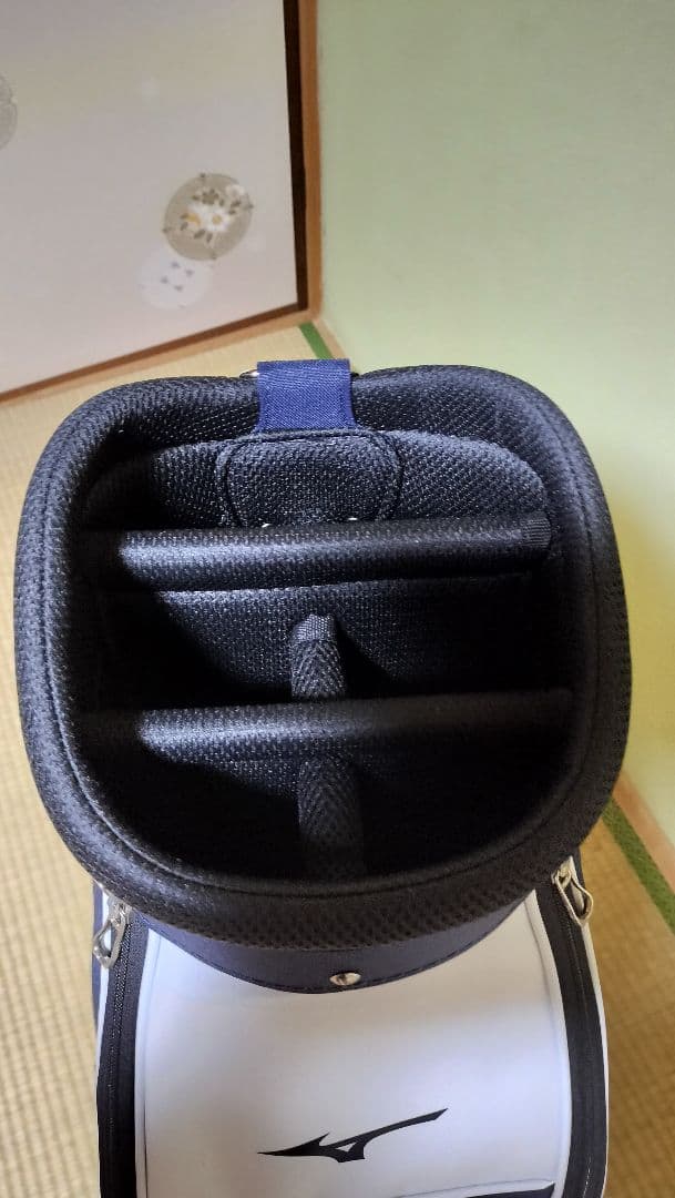 Mizuno キャディバッグ 9型 ネイビー/ホワイト