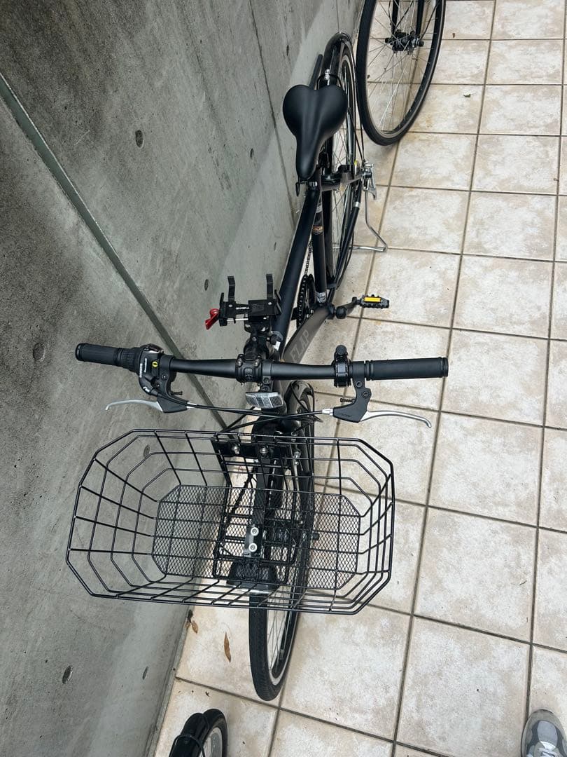 【美品】FLAP 6段変速 自転車 オートライト付き 両立スタンド 鍵あり