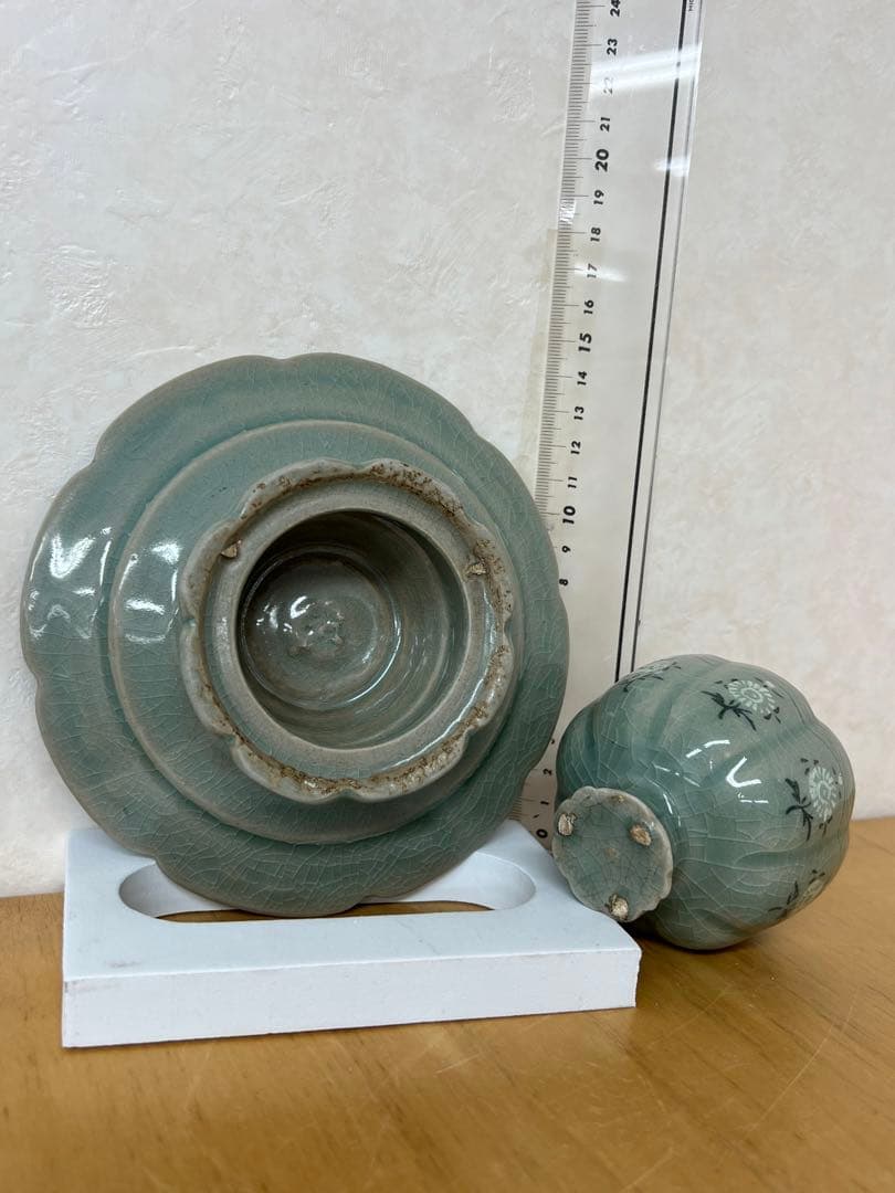 中国　朝鮮李朝高麗コップ　古美術　唐物コレクション韓国骨董アンティーク江戸　青磁