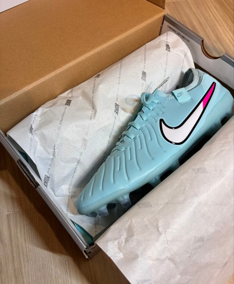 NIKE ナイキ ティエンポレジェンド10 エリート FG 27cm 水色