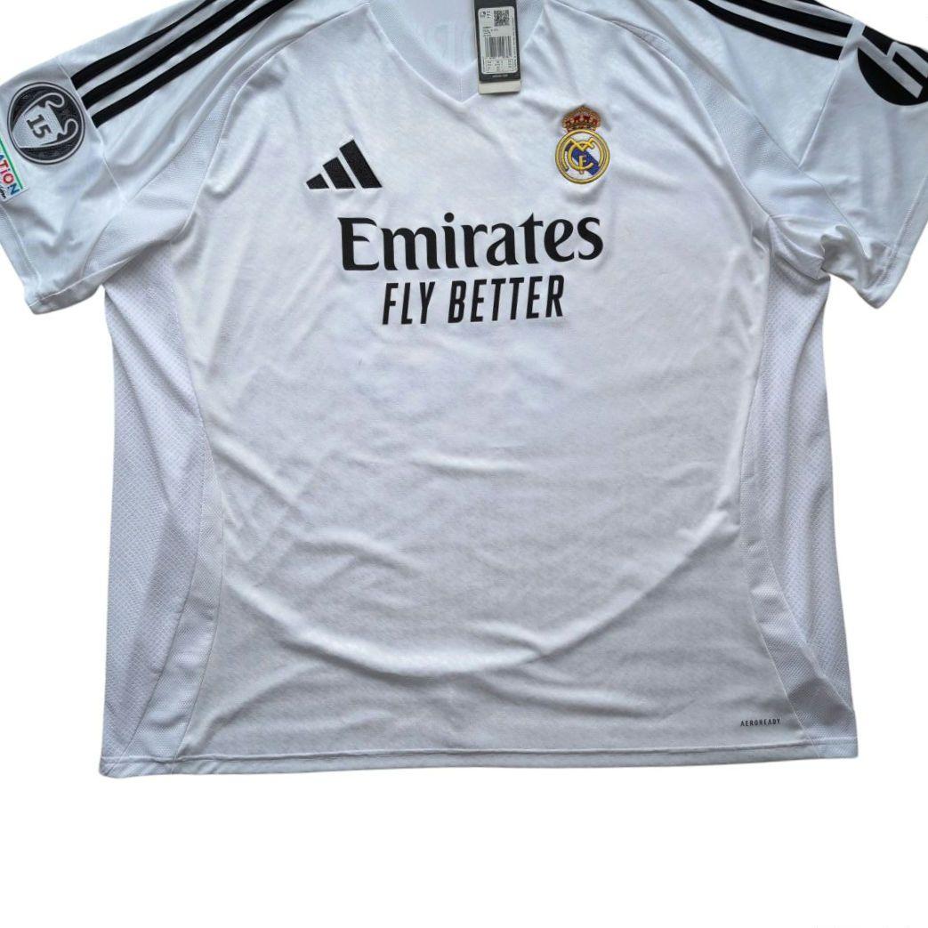 タグ付き未使用 アディダス レアルマドリード 3XL ゲームシャツ 24-25