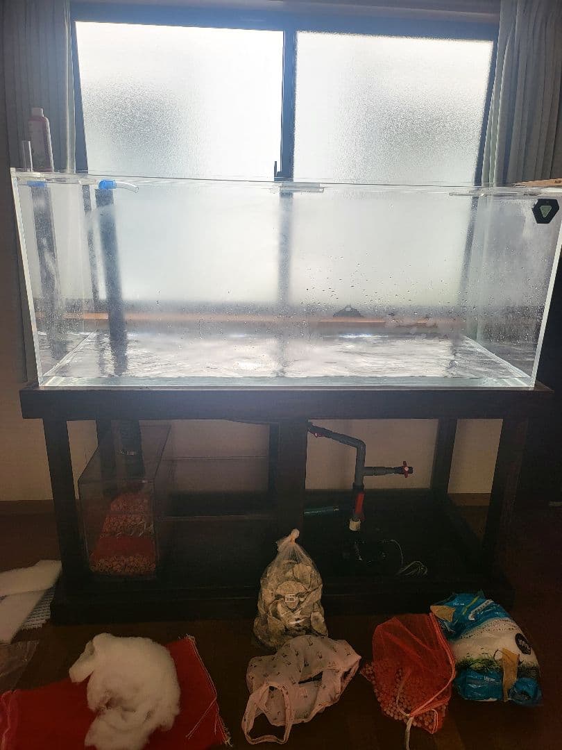 アクリルオーバーフロー水槽 大型 1500×60×60 引取限定