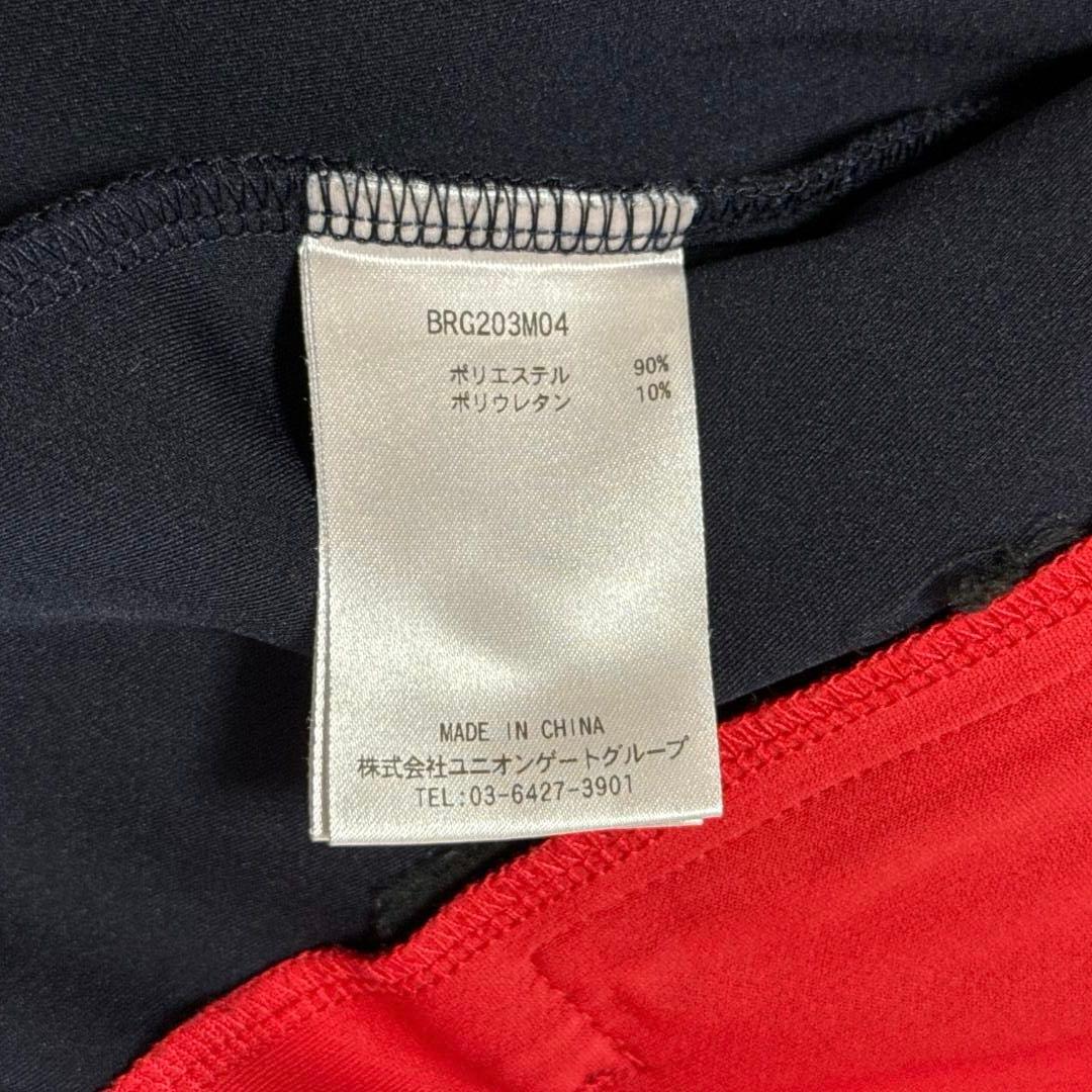 BRIEFING ブリーフィング 紺でバックに3Dロゴが付いたパーカー XL