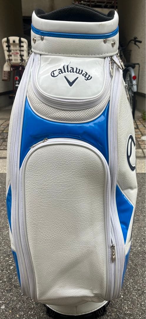 Callaway キャディバッグ ホワイト/ブルー