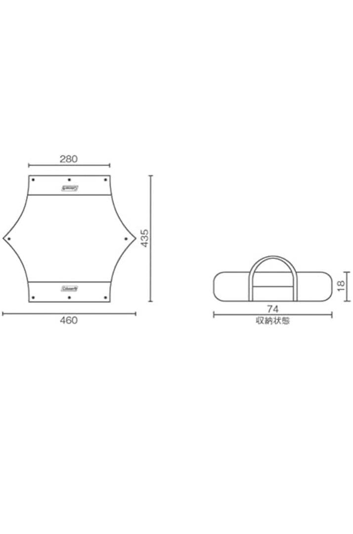 コールマン(Coleman) タープ XPヘキサタープ 460x435mm