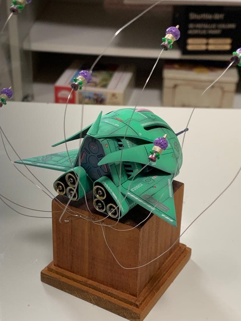 ガンダム　ララァ専用モビルアーマー　塗装済み完成品