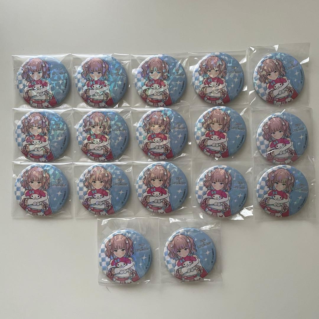 ガールズバンドクライ　サンリオ　缶バッジ　ヒナ