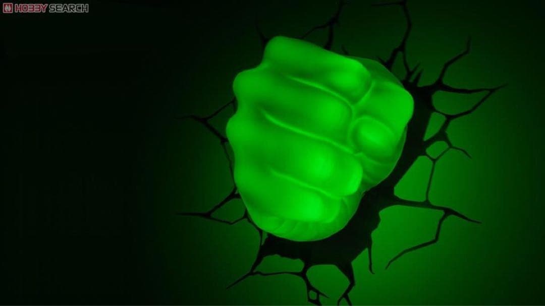 3D デコライト / マーベル： ハルク フィスト