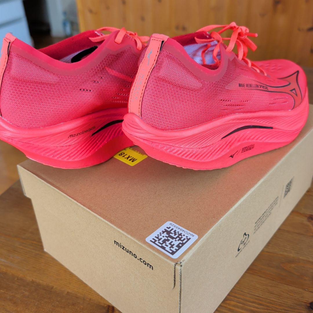 Mizuno Wave Rebellion Pro 2 26.0cm ピンク