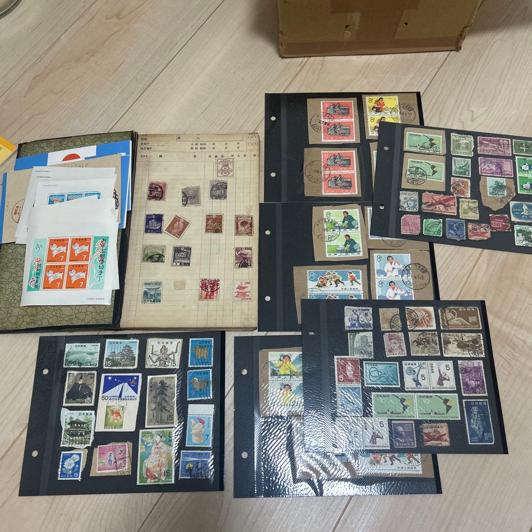 最終値下げ　プレミア切手大量まとめ売り　中国切手　未使用あり