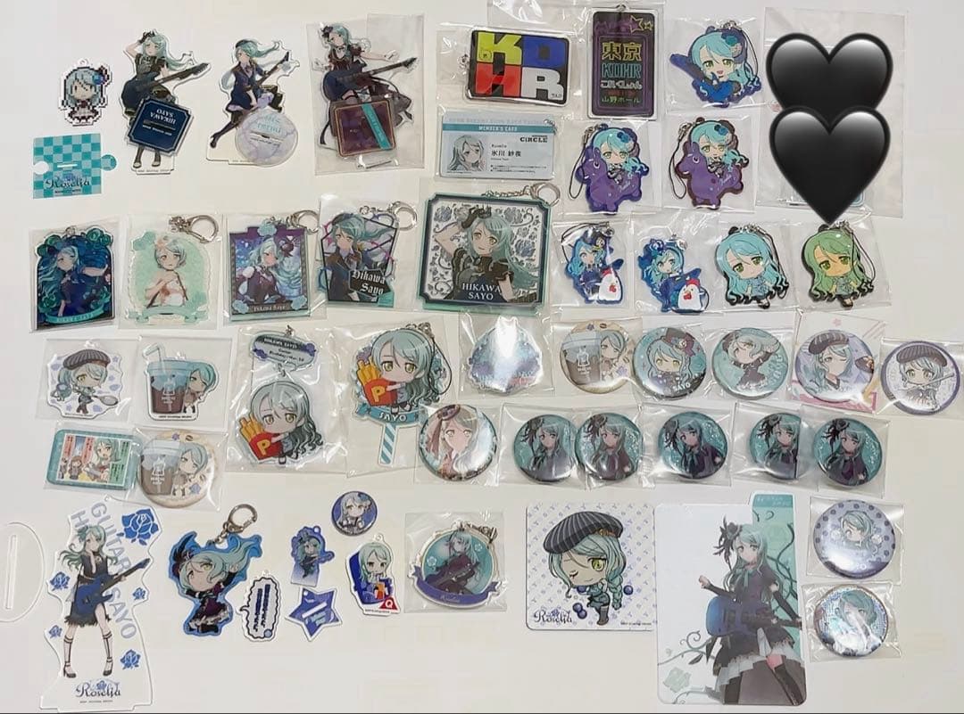 氷川紗夜 Roselia 氷川日菜 缶バッジ アクスタ グッズセット