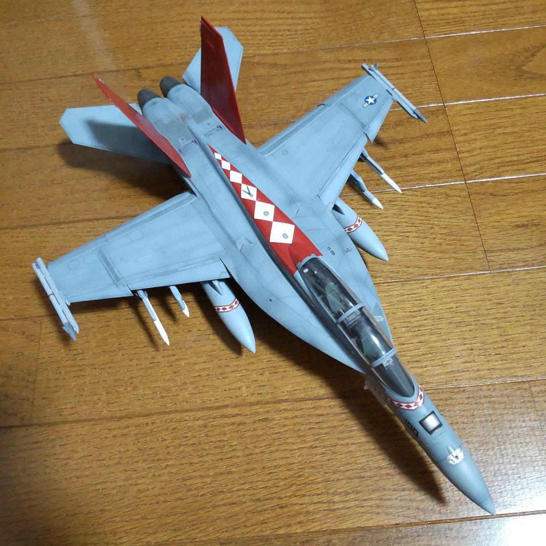 戦闘機プラモデル完成品ハセガワ1/48F-18スーパーホーネット
