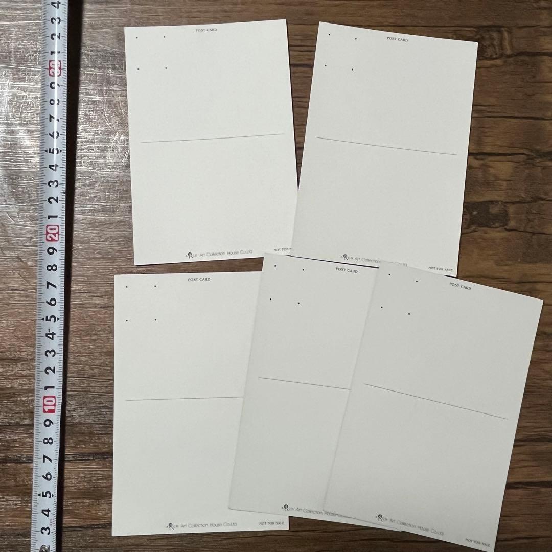 ブラックポストカード　5枚セット　シムシメールコレクション