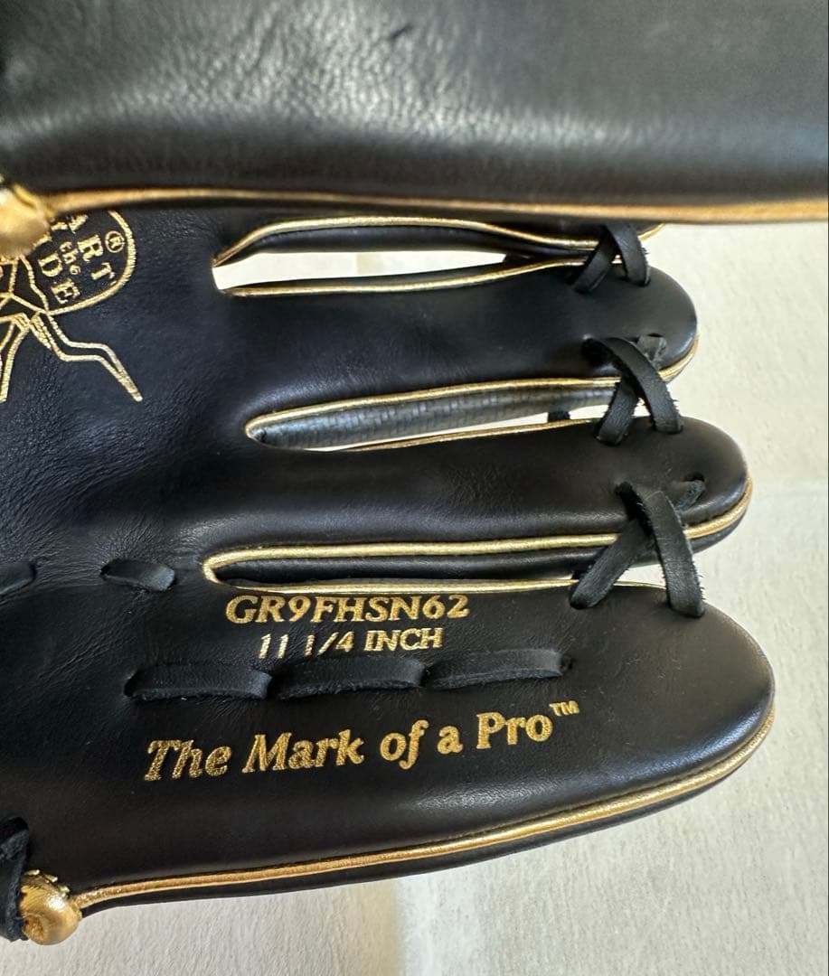 Rawlings 軟式グローブ 黒/金