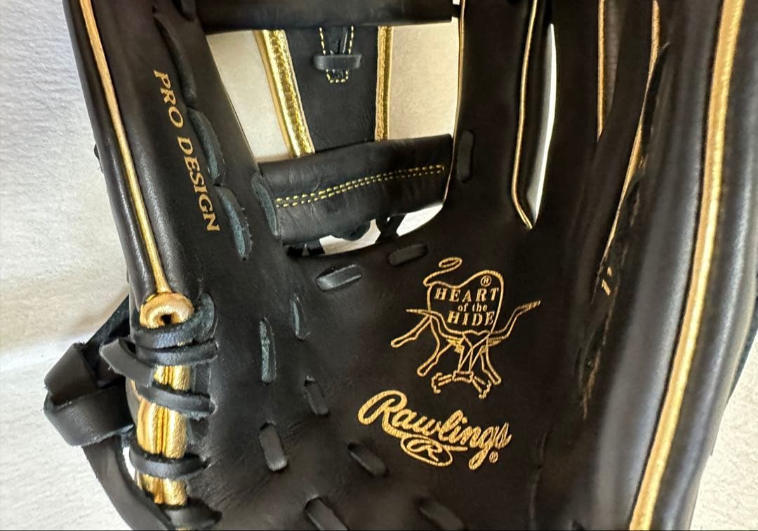 Rawlings 軟式グローブ 黒/金