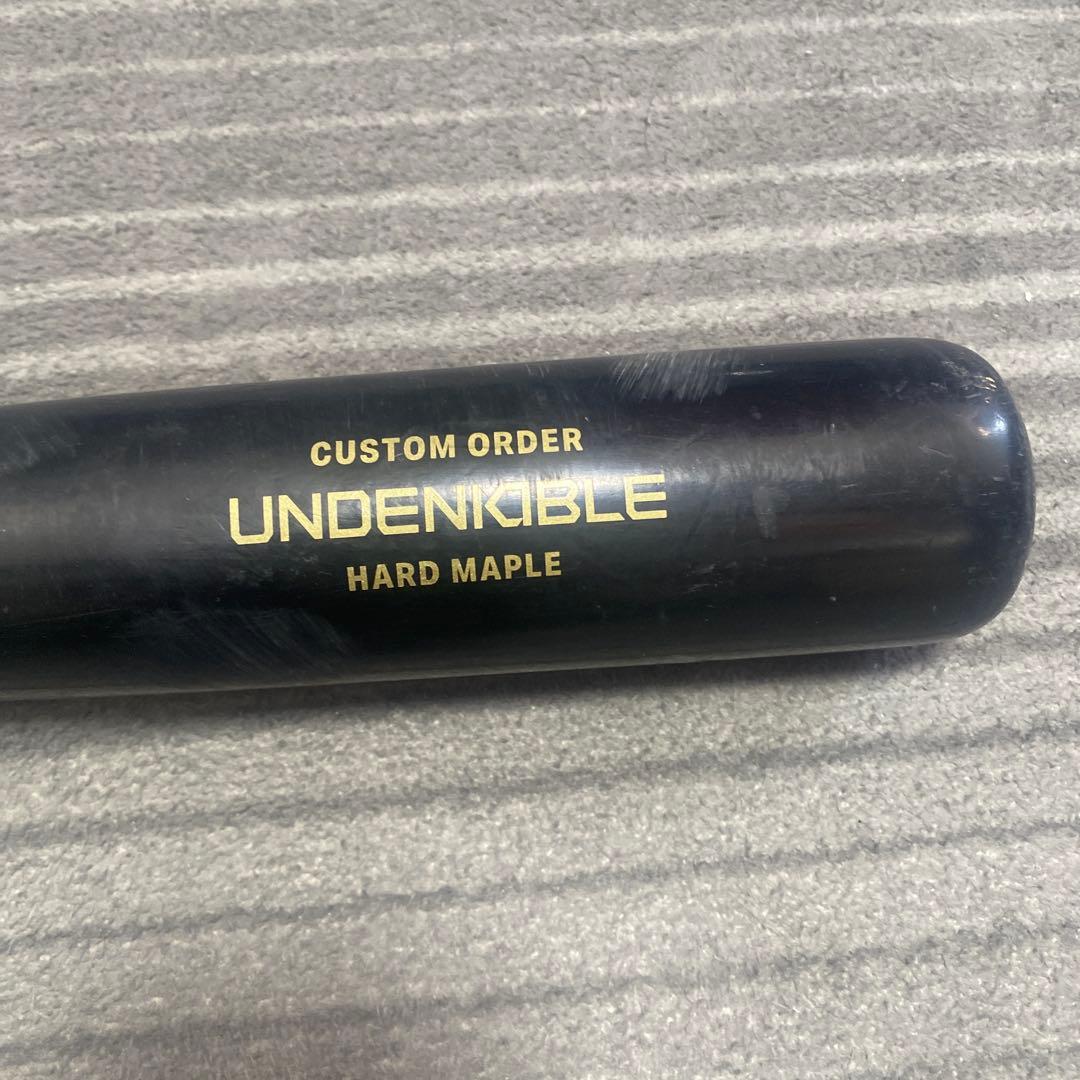 硬式木製バット　柳田モデル　アンダーアーマー