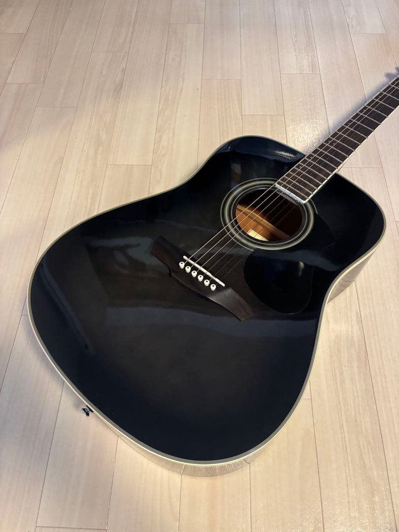 james アコースティックギター ブラック ギターケース付き