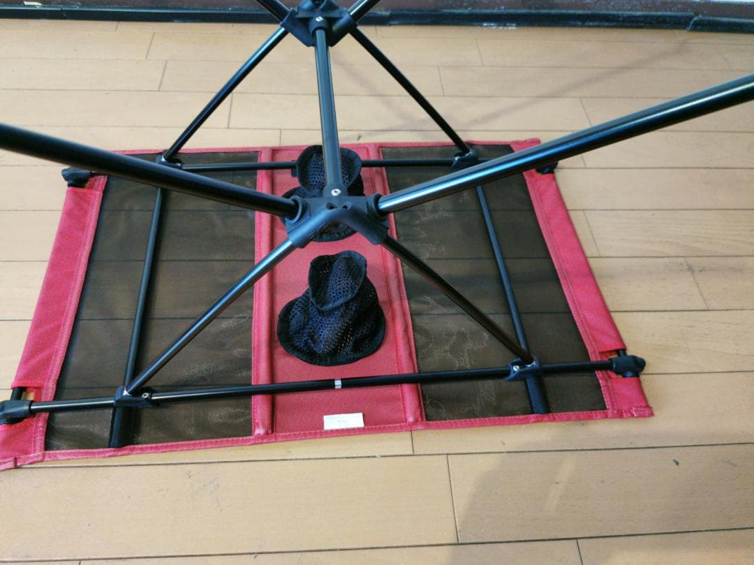 【中古美品】Helinoxヘリノックス テーブルワン レッド 正規品・屋外未使用