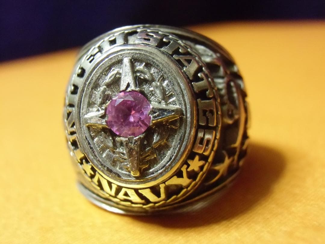 ★アメリカ軍＊海軍/ＵＳＮ＊ミリタリーリング＊１６号（実物）