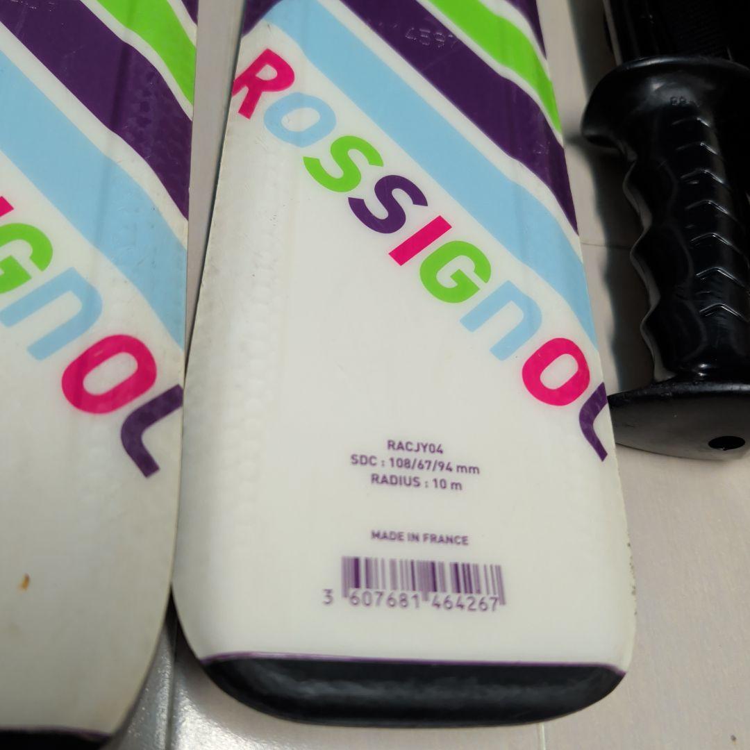 ROSSIGNOL 130cm racjy04 スキー板ストック付き