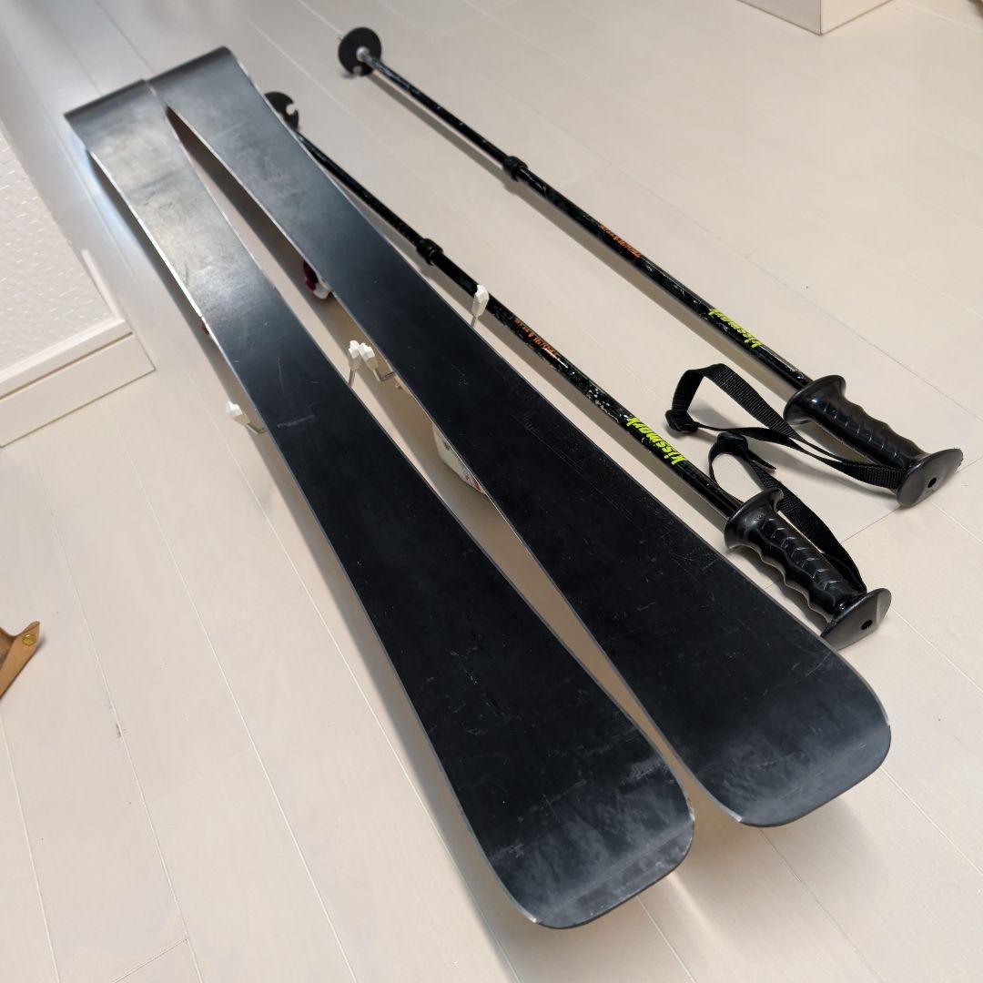 ROSSIGNOL 130cm racjy04 スキー板ストック付き