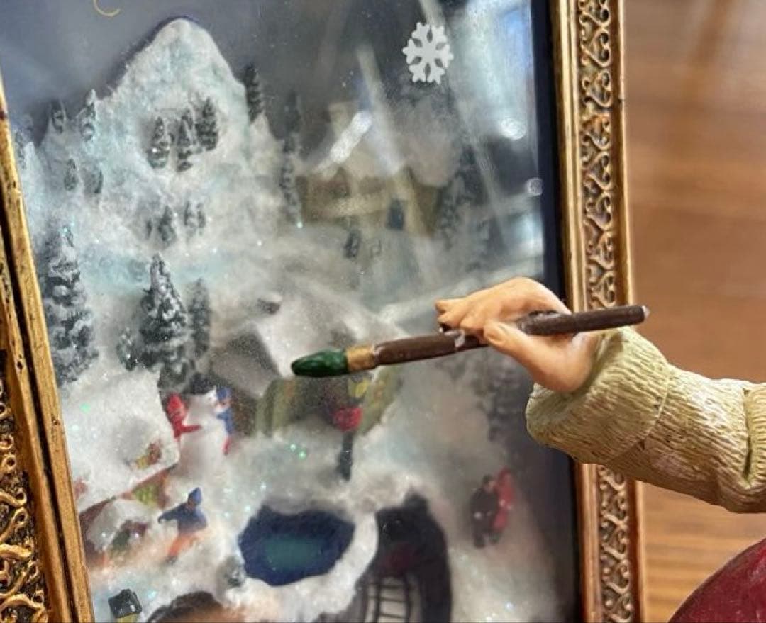 サンタクロース クリスマス オルゴール　フィギュア