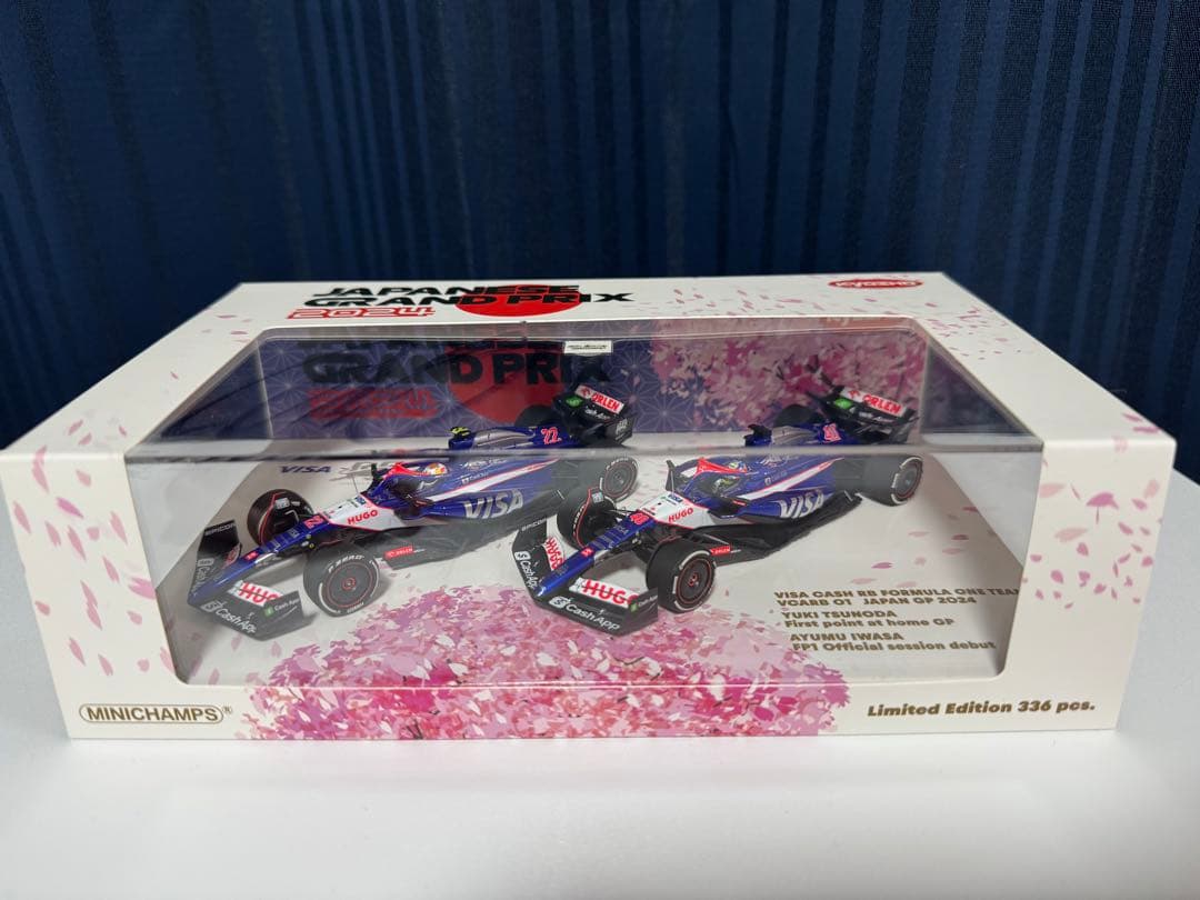 直筆サイン入り 限定336台 ミニチャンプス 1/43 VCARB01 日本GP