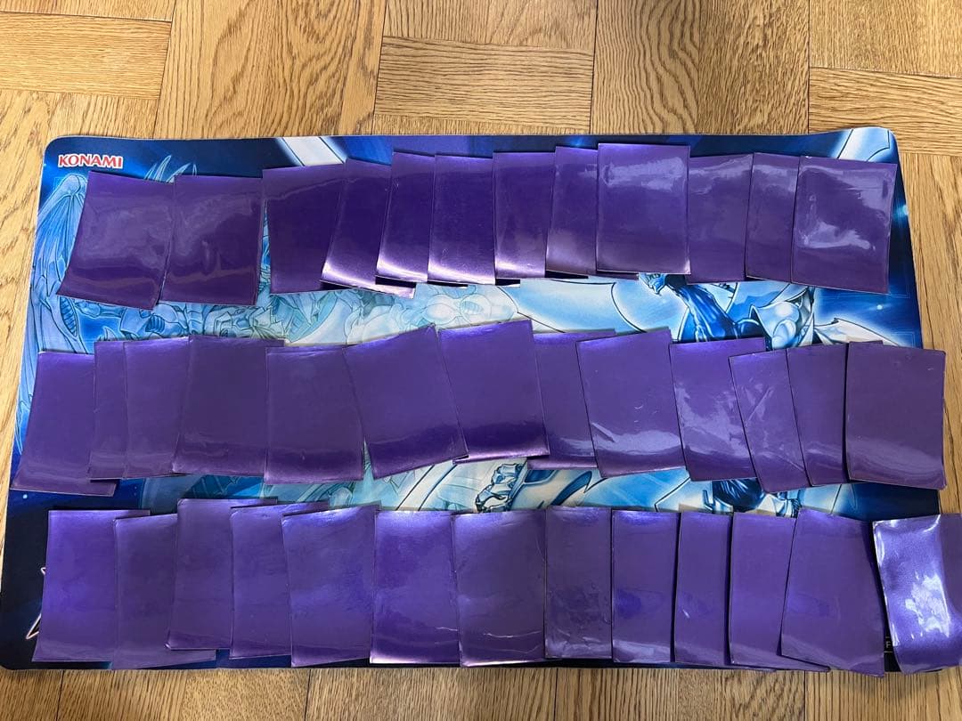 遊戯王 初期ロゴ 公式スリーブ 10種 大量 計591枚 まとめ売り
