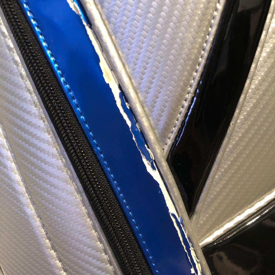 LEXUS　レクサス　キャディバッグ　5分割　ゴルフバッグ　シルバー　ロゴ