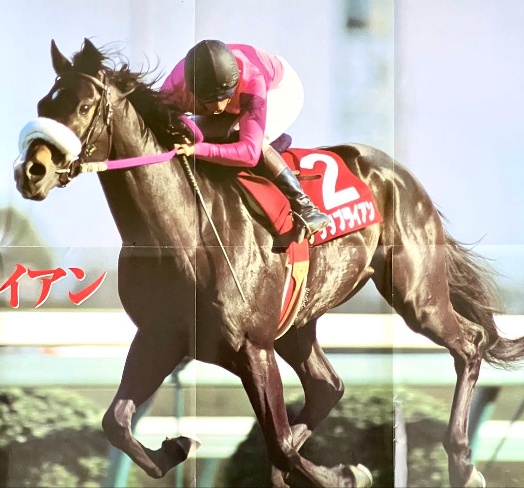 シャドーロールの怪物　ナリタブライアン　1998年12月号　両面ポスター