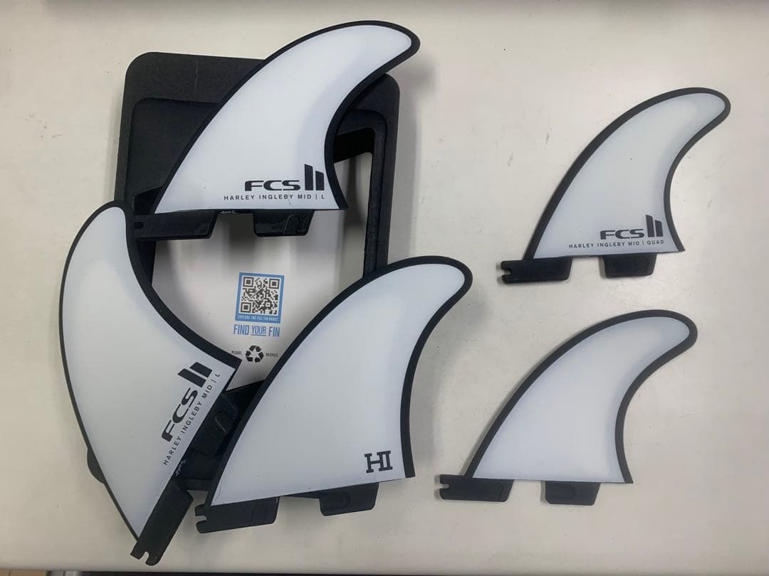 FCS2 パフォーマンスコア エアーコア ロングボード用クアッド 5フィン