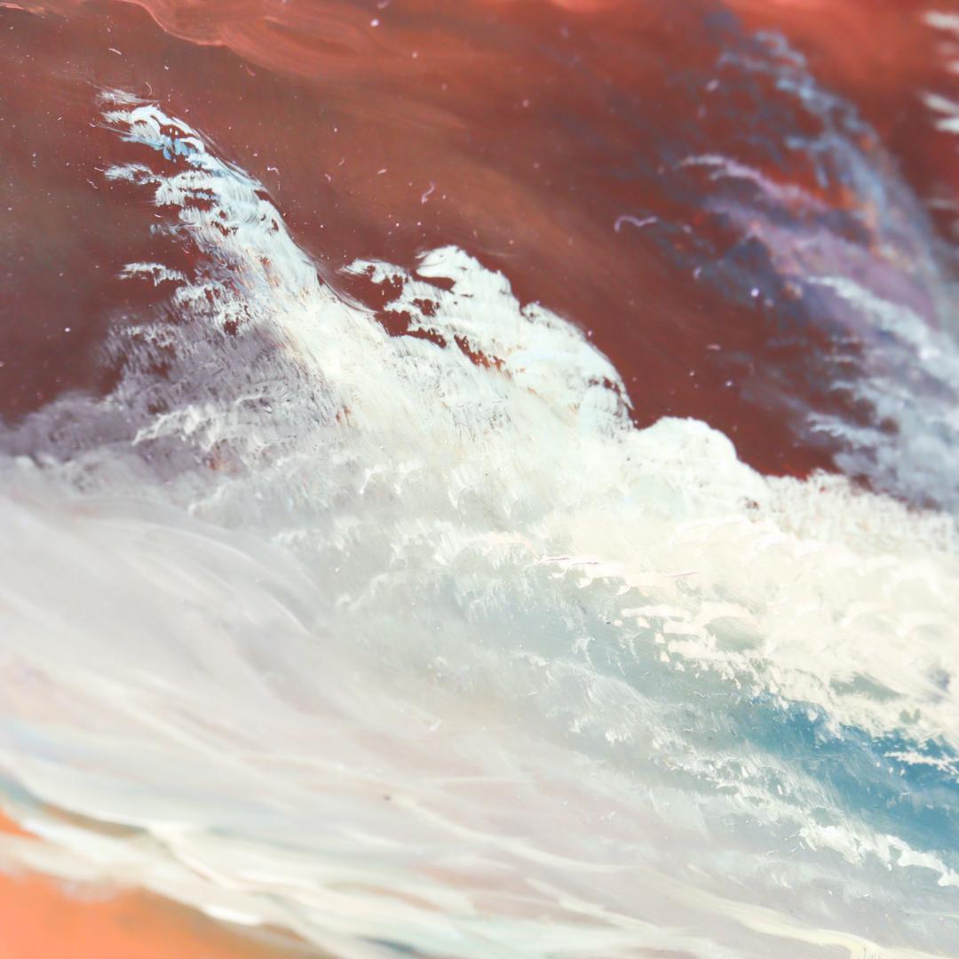 漆塗り フェドスキノ ソ連 海の嵐 壁掛け