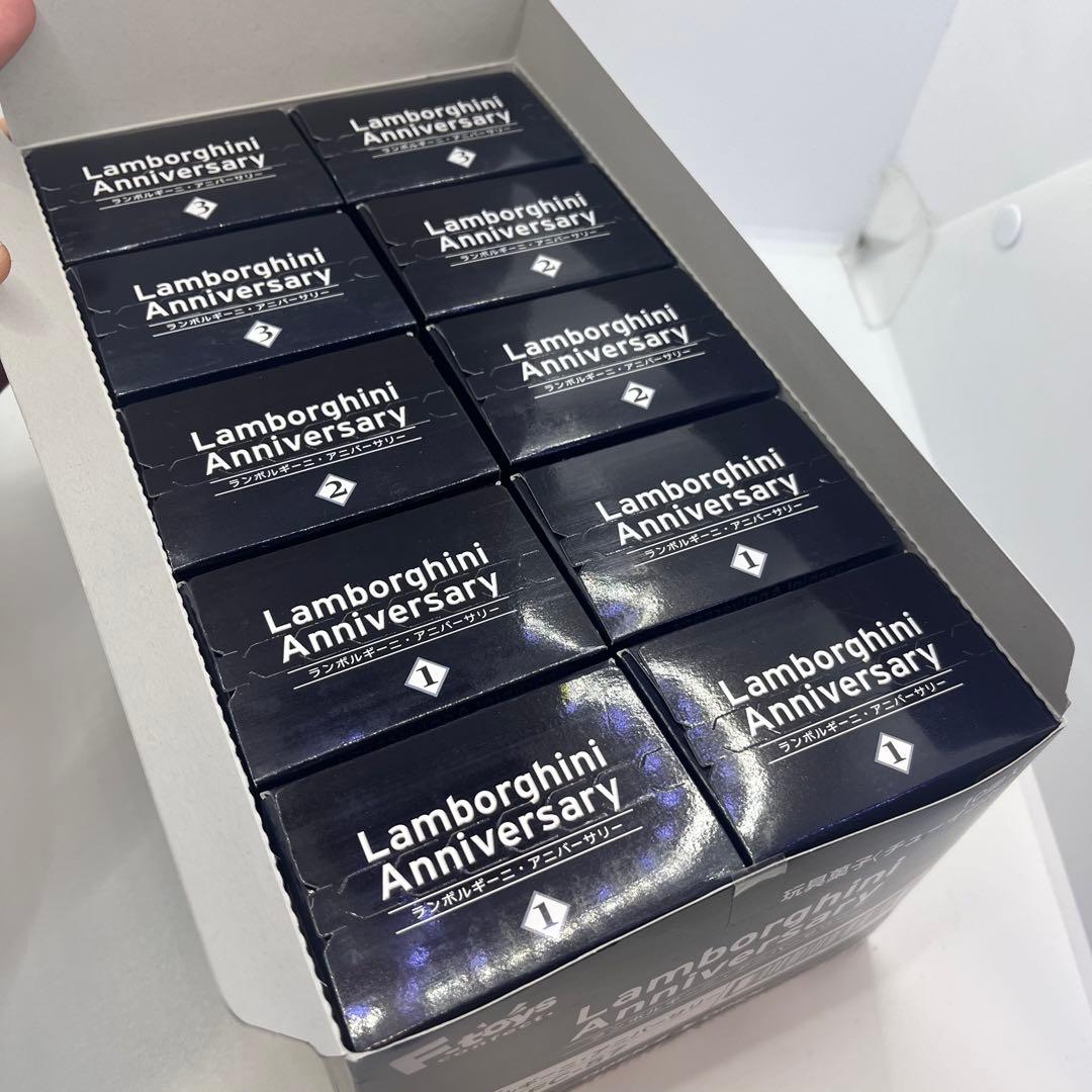 【未開封】F-TOYS ランボルギーニ・アニバーサリー　10個セット　1ボックス
