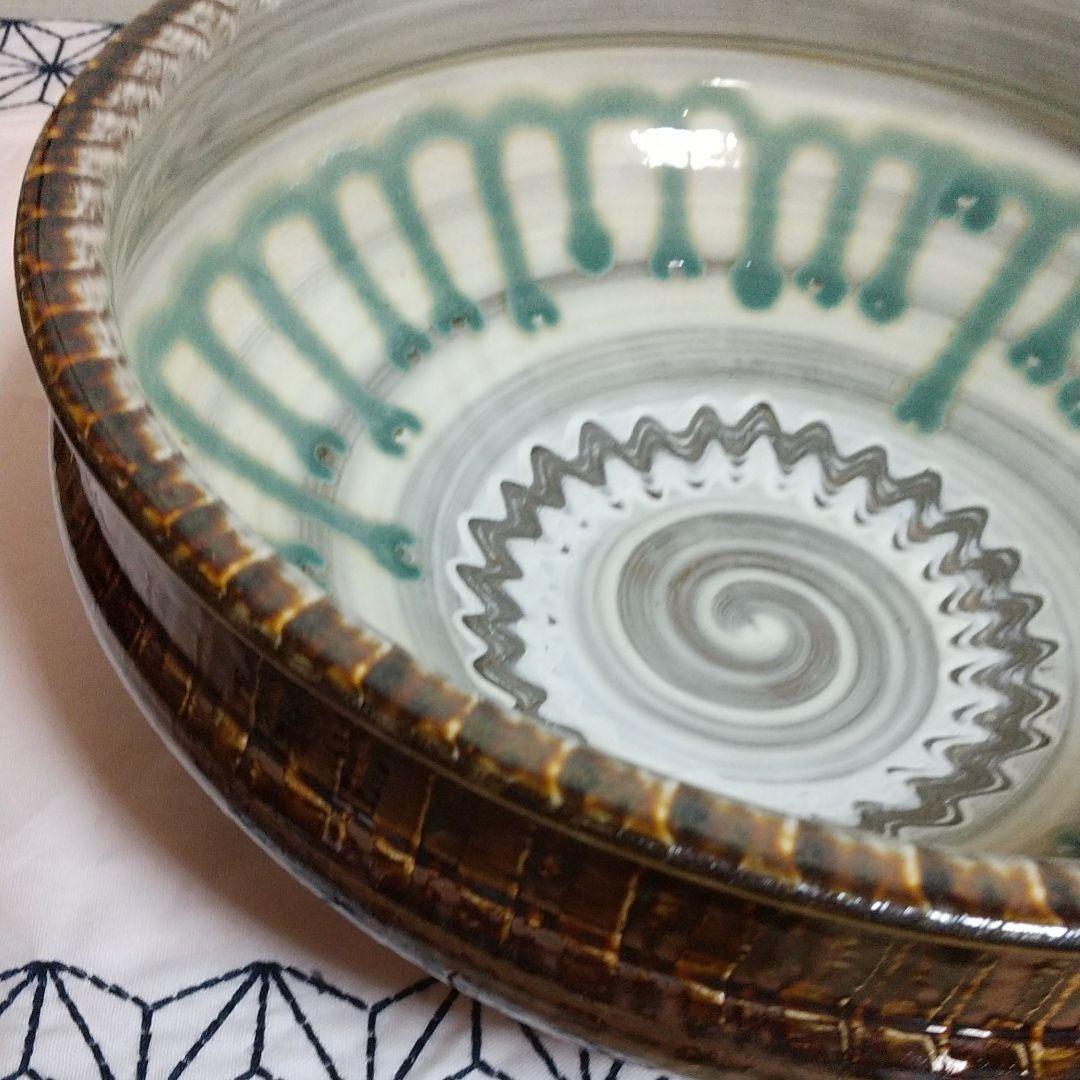 小鹿田焼 大鉢大皿 アンティーク