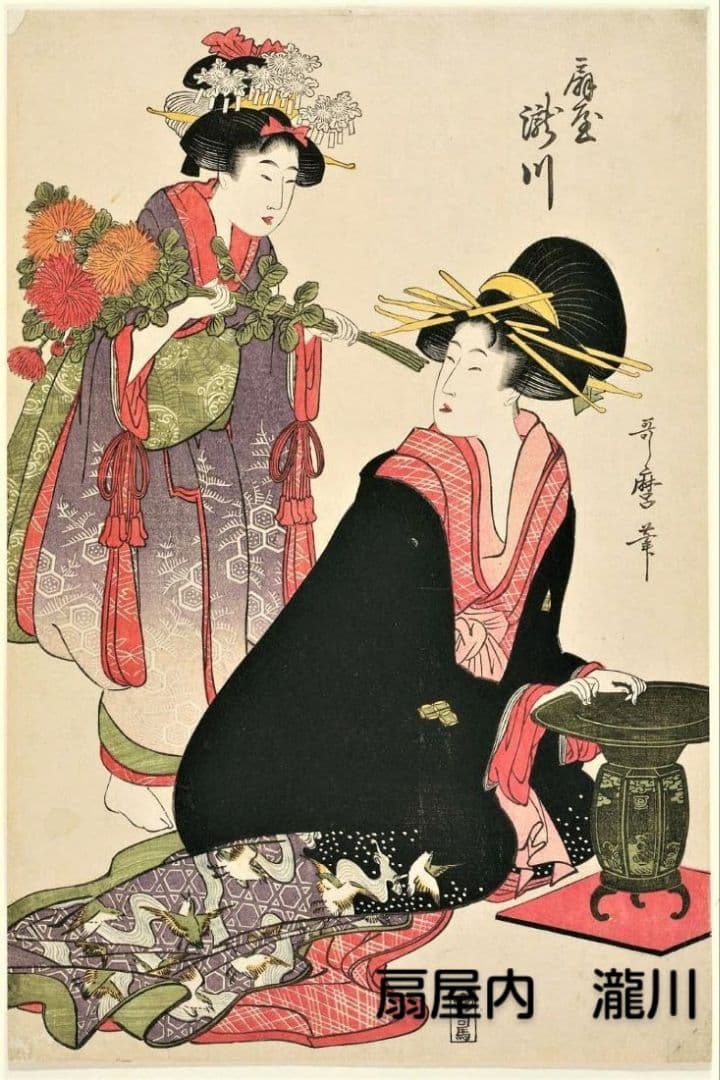 喜多川歌麿　選集「歌麿が描いたおんなたち」其の弐