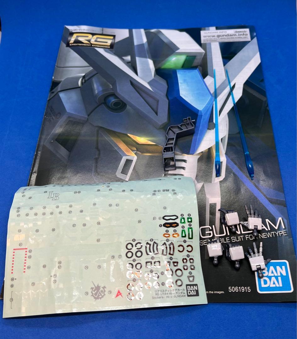 1/144 RG ハイニューガンダム　チタニウムフィニッシュ
