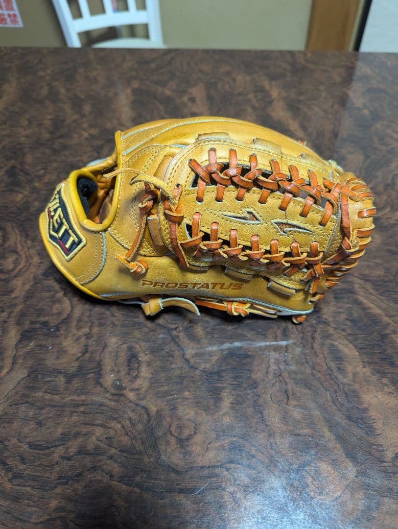 ZETT PROSTATUS 軟式グローブ オレンジ