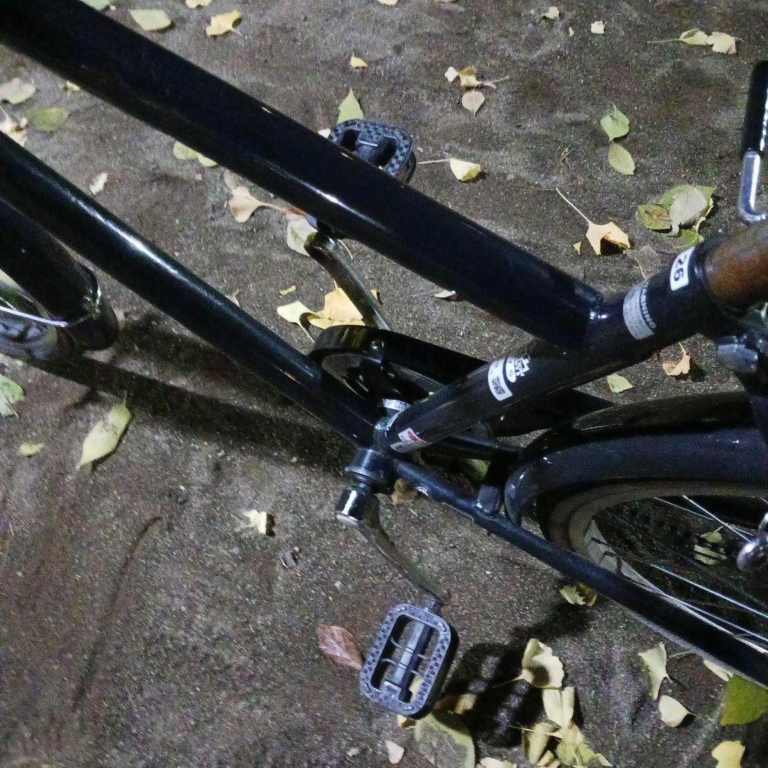 黒のクロスバイク